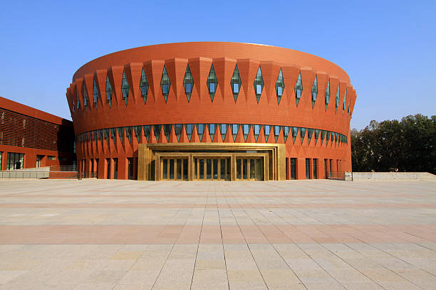 el campus de la universidad de pekín tsinghua arquitectura y el paisaje, c - tsinghua fotografías e imágenes de stock