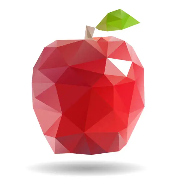 Vector illustration of apple