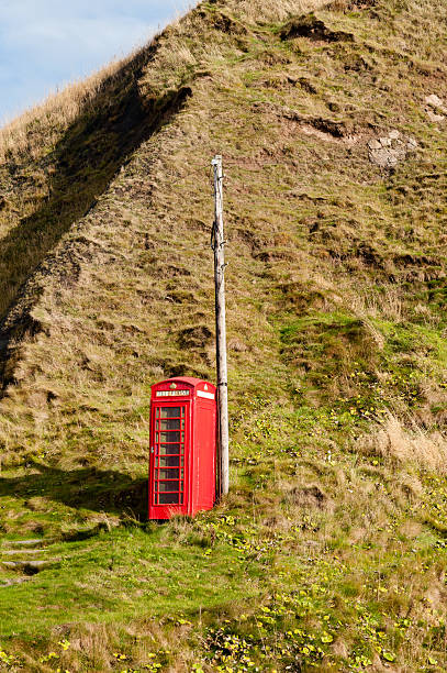 istock Telephone box in rural location. 450866427