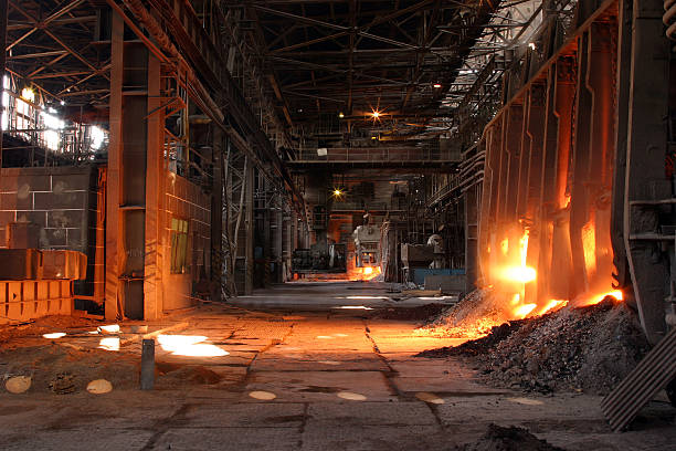 istock smelting of the metal 450868657