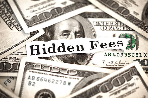 Hidden Fees stock photo