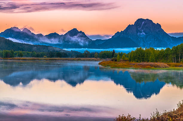 istock Grand Teton Reflection at Sunrise 450873305