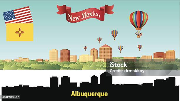 Albuquerque City - Stockowe grafiki wektorowe i więcej obrazów Albuquerque - Stan Nowy Meksyk - Albuquerque - Stan Nowy Meksyk, Stan Nowy Meksyk, Balon na ogrzane powietrze