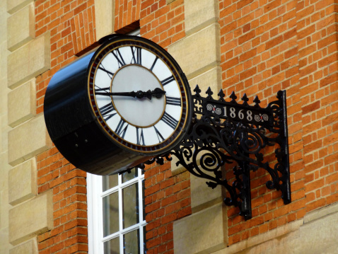 Photo of clock taken in peterborough uk england