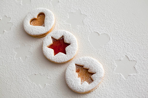 istock Noel and new year gingerbread cookies with honey 450909373