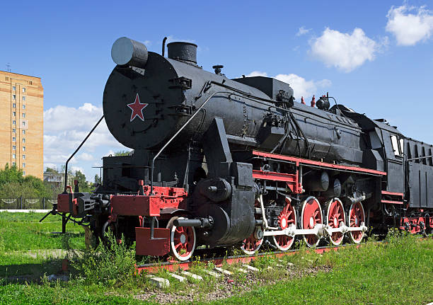 istock Old freight locomotive 450909735