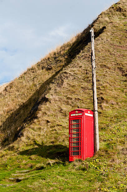 istock Telephone box in rural location. 450917251