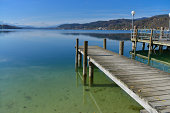 Woerthersee lake, Austria.