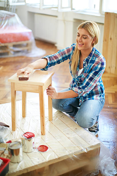 istock Sanding furniture 450926223