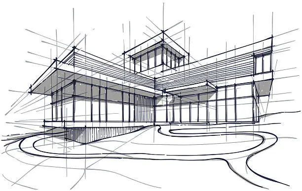 Vector illustration of architecture