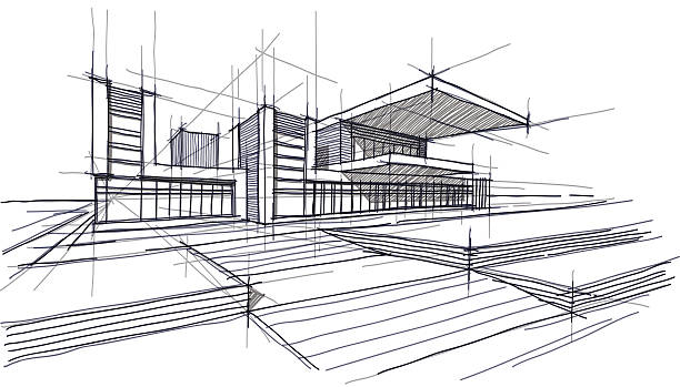 L'architettura - illustrazione arte vettoriale