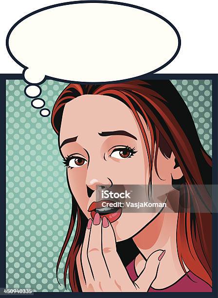 Woman Sick With Worries Stock Illustration - Download Image Now - Accidents and Disasters, Adult, Anxiety