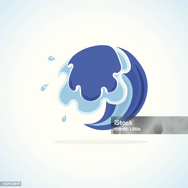 Blue Cartoon Wave Stock Illustration - Download Image Now - Abstract, Backgrounds, Blue