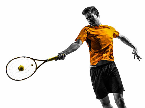 istock man tennis player portrait silhouette 450948449