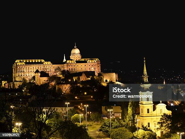 ブダ城の夜景のブダペストハンガリー - イルミネーションのストックフォトや画像を多数ご用意 - イルミネーション, カラー画像, キャッスルヒル - ブダペスト