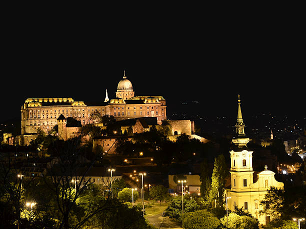 istock Royal Palace of Buda at night in Budapest, Hungary 450963921
