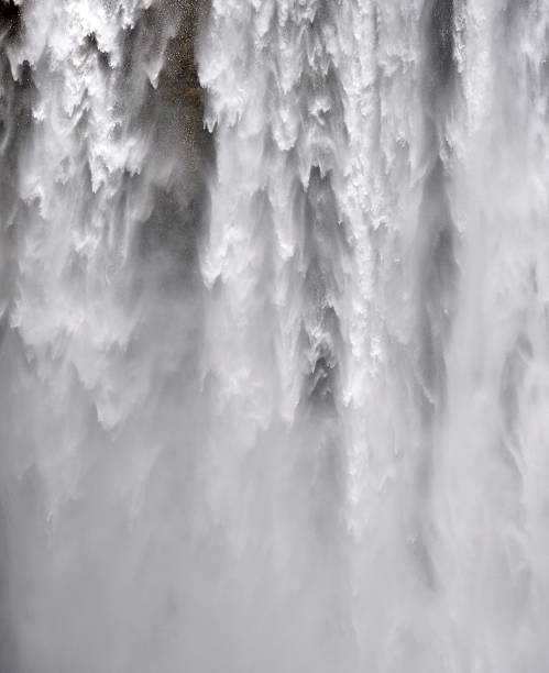 istock Textures of water, Skogafoss Iceland 450974697