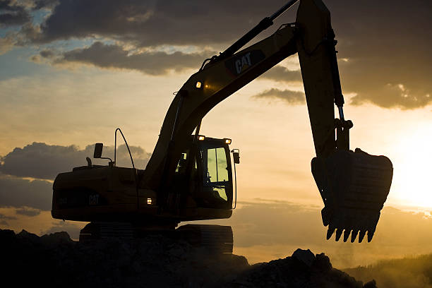 istock Transnordestina - Tractor at Sunset 450977481