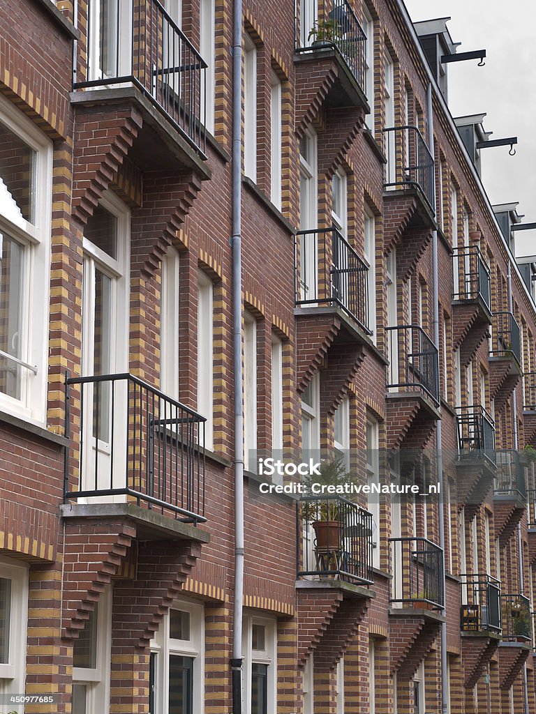 Balcony Wallpaper Apartment Background with Balconies in Amsterdam Netherlands Amsterdam Stock Photo