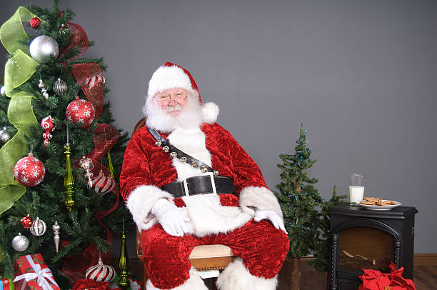 istock Real Santa Claus Sitting 450983723