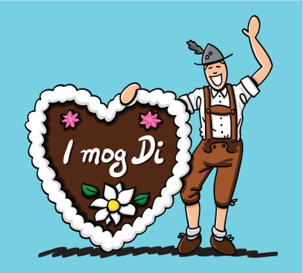 Beer Fest Man Gingerbread Heart I Mog Di