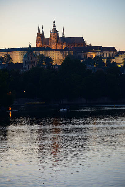 istock Prague castle at dusk, Czech Republic 450994639