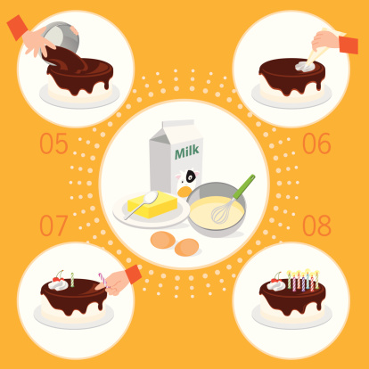 Baking Loop Baking Sequencepart Two Stock Illustration - Download Image Now ...