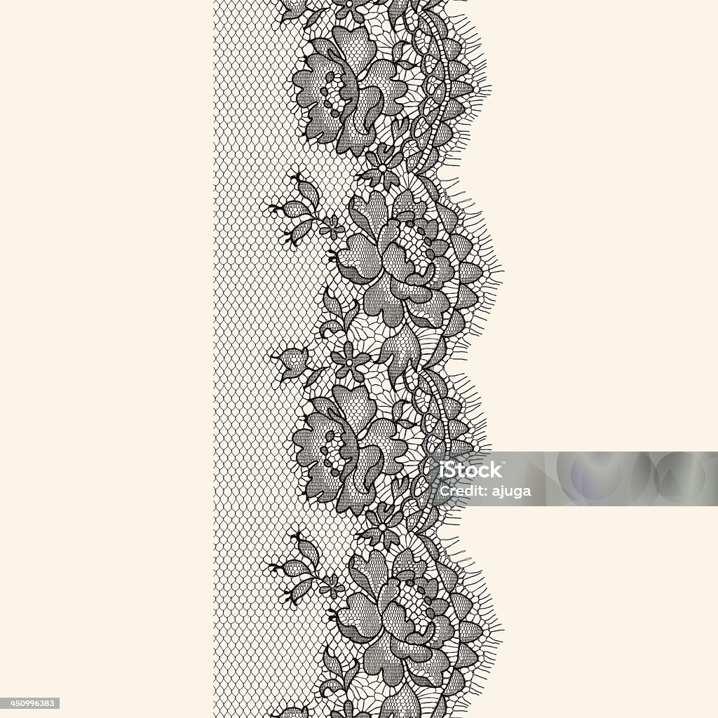 Black Lace Ribbon. Vertical Seamless Pattern. http://i.istockimg.com/file_thumbview_approve/17357111/1/17357111-.jpg Lace - Textile stock vector