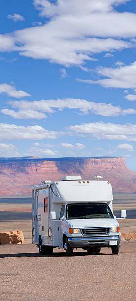 istock Driving motor home through Arizona USA 450997369