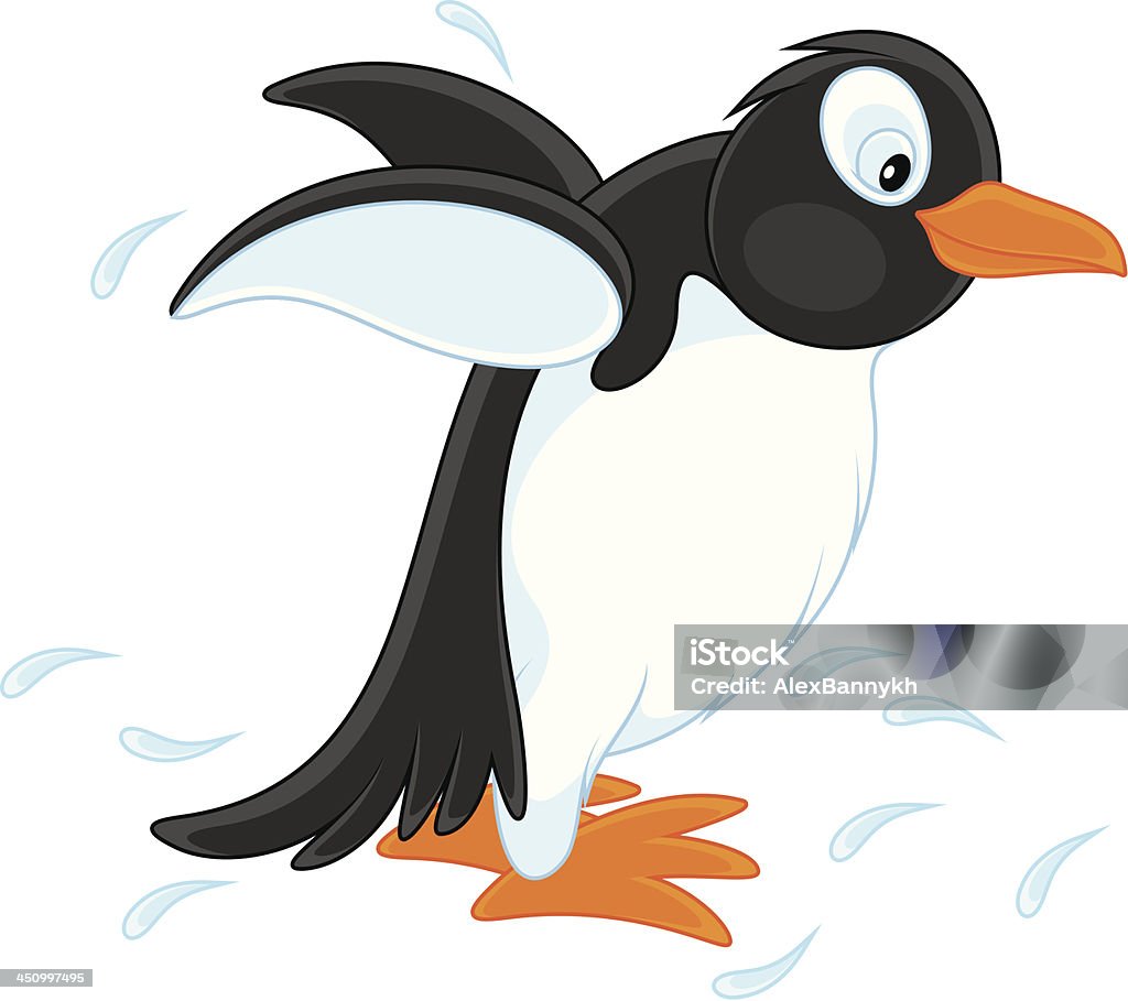 Pinguino - arte vettoriale royalty-free di Animale