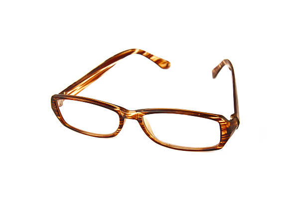 istock Brown Eye Glasses Isolated on White 450997761