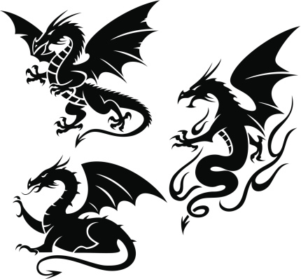 Set of 3 dragons. More dragons: