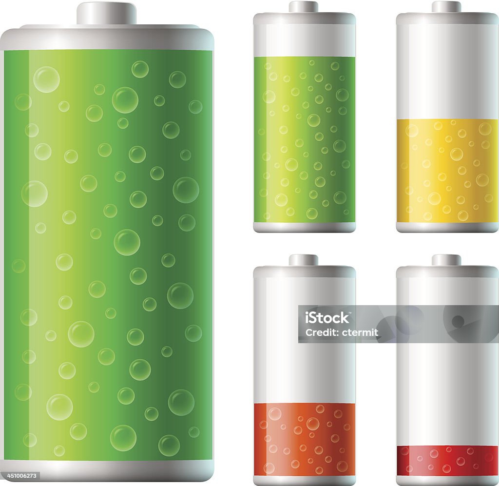 酸蓄電池 - いっぱいになるのロイヤリティフリーベクトルアート