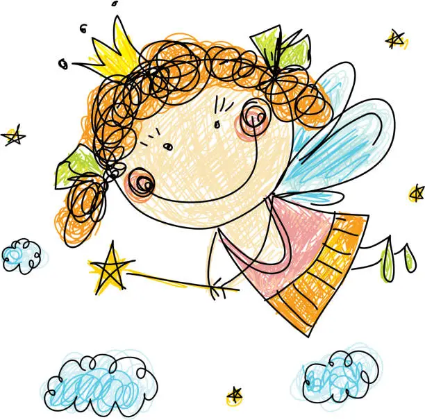 Vector illustration of Fairy