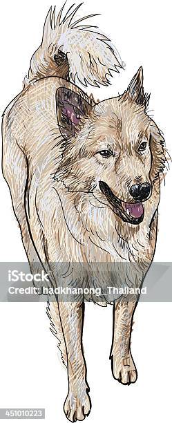Halfbreed Dog Stock Vektor Art und mehr Bilder von Ausmalen - Ausmalen, Braun, ClipArt