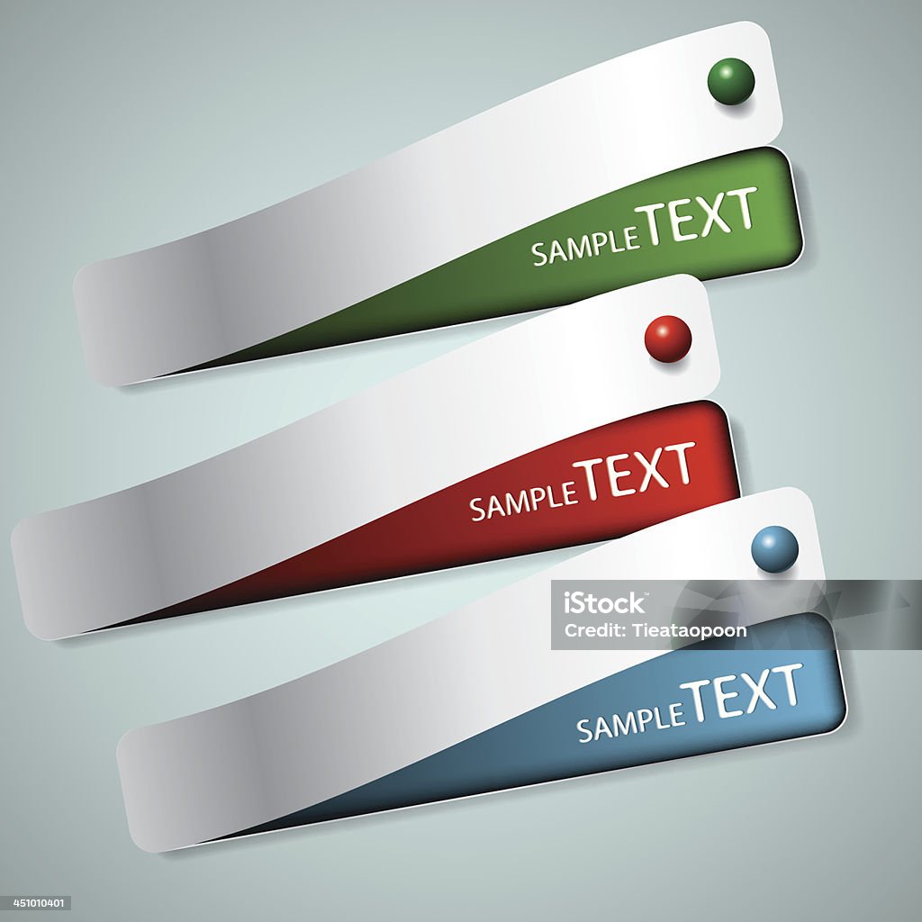 Text box Vektor - Lizenzfrei Bunt - Farbton Vektorgrafik