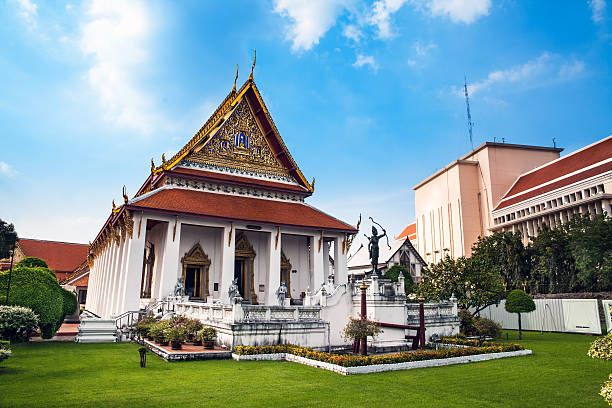 das national museum, bangkok, thailand. - indigenous culture famous place thailand bangkok stock-fotos und bilder