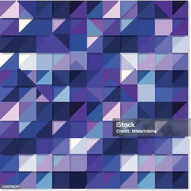 Ilustración de Origami Cuadrados De Fondo Azul Y Púrpura y más Vectores Libres de Derechos de Abstracto - Abstracto, Aplastado, Arrugado