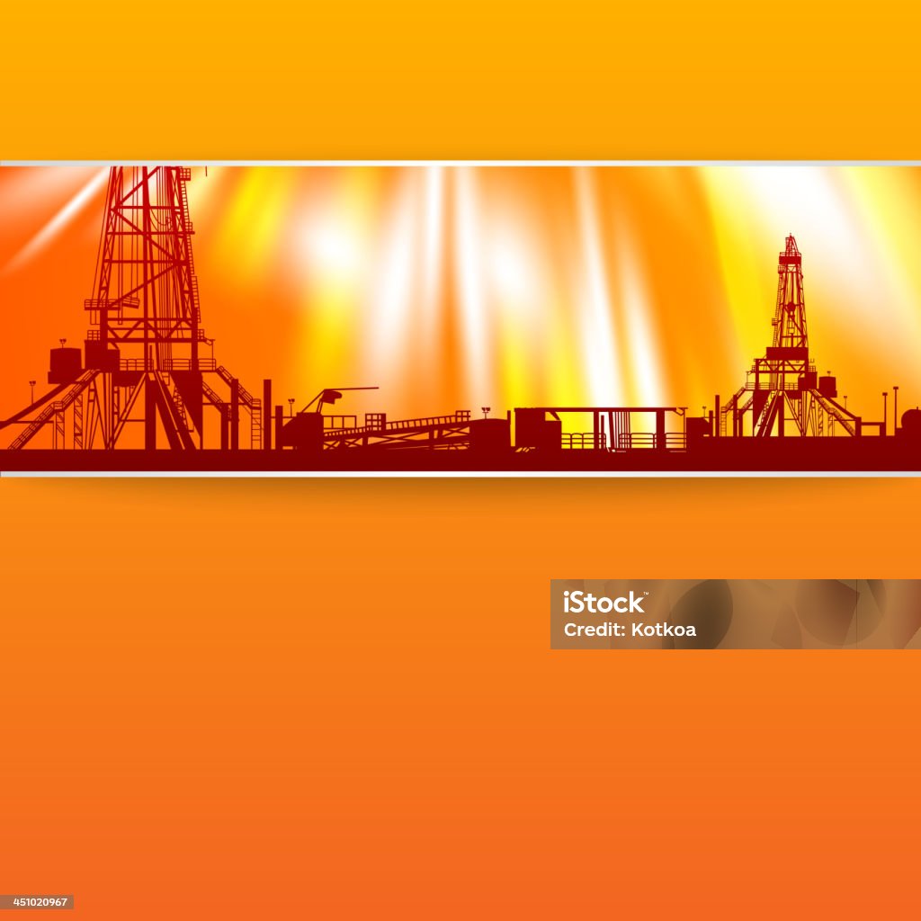 Oil Rig Abstract Abstract Oil Rig Background Stock Illustration - Download Image Now ...