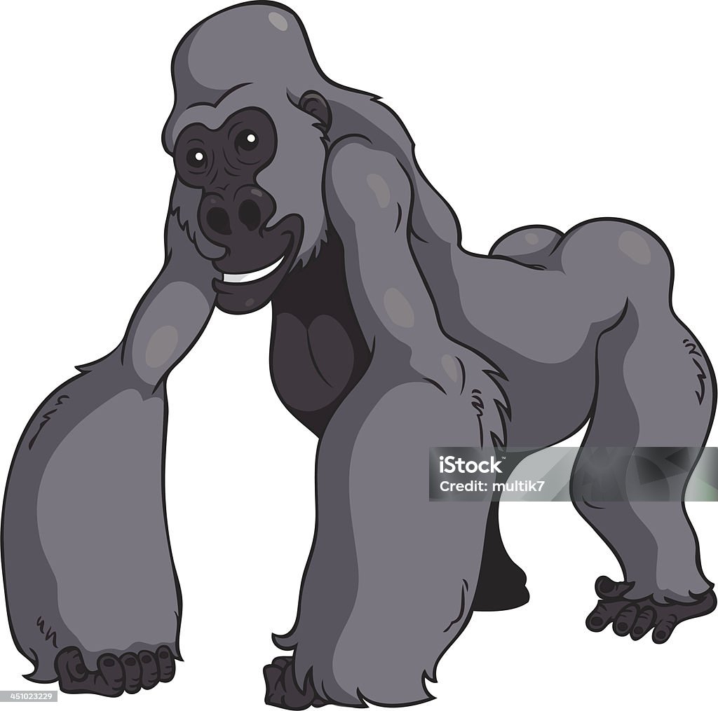 gorila - Vetor de Animal royalty-free