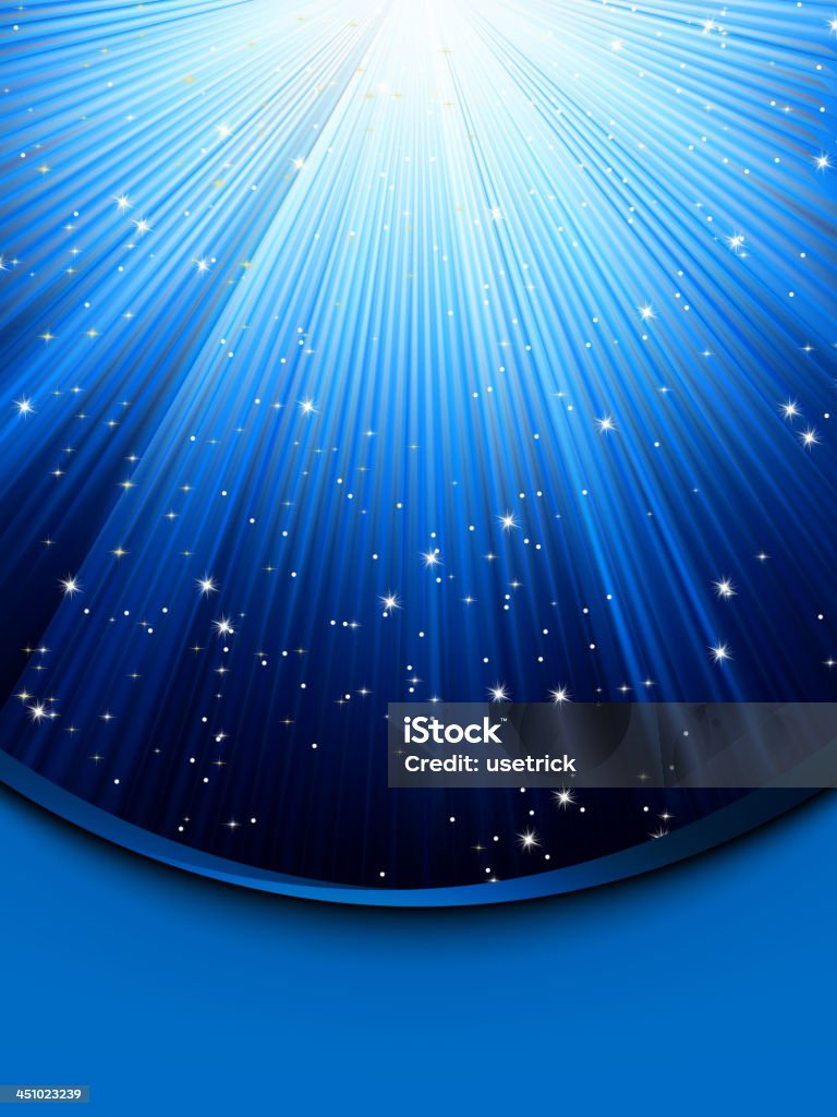 Abstrakt Blau Hintergrund mit Sternen. EPS - 8 - Lizenzfrei Abstrakt Vektorgrafik