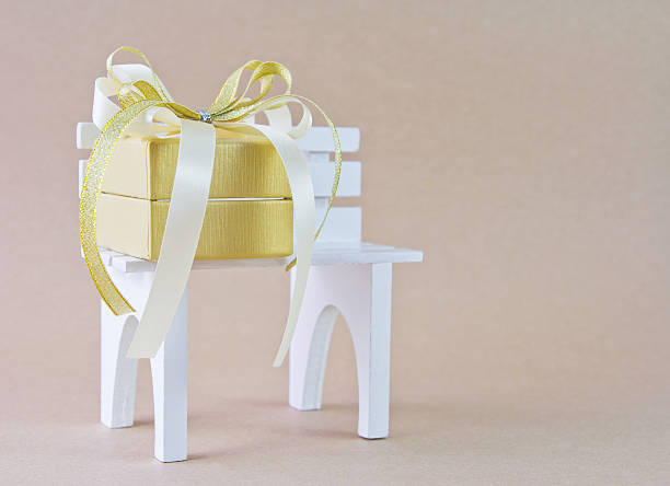 istock Gift box on the chair 451023581