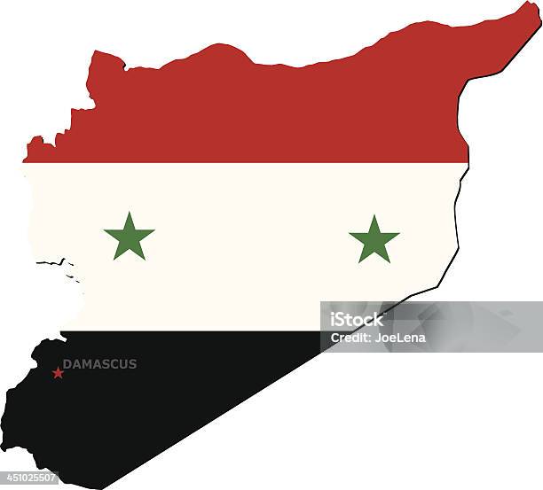 Drapeau Syrien Vecteurs libres de droits et plus d'images vectorielles de Asie de l'Ouest - Asie de l'Ouest, Carte, Cartographie