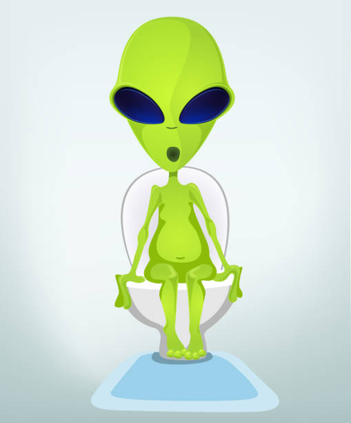 illustrations, cliparts, dessins animés et icônes de drôle extraterrestre - mascot alien space mystery