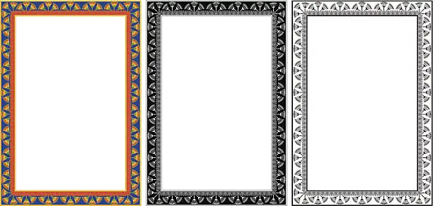 Vector illustration of Egypt Frame