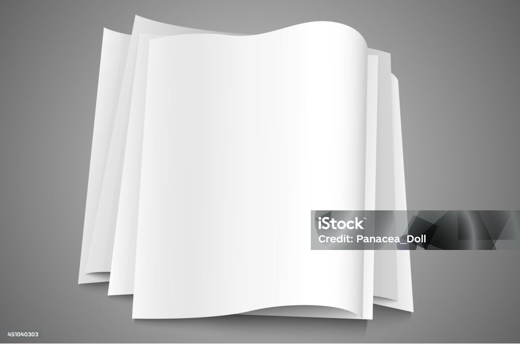 Pile de papier - clipart vectoriel de Affaires libre de droits