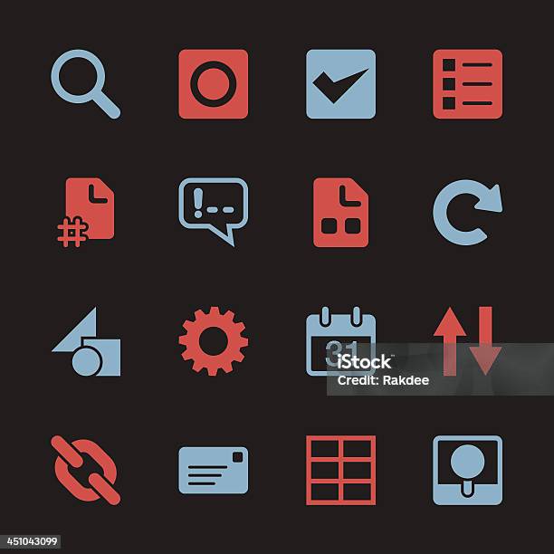 Вебdeveloper Tool Иконыцвета Серии Eps10 — стоковая векторная графика и другие изображения на тему Веб-страница - Веб-страница, Векторная графика, Виджет- графический интерфейс пользователя