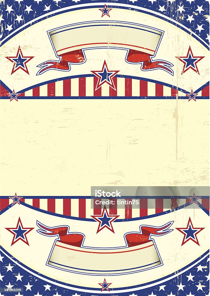 Granica USA - Grafika wektorowa royalty-free (Amerykańska flaga)