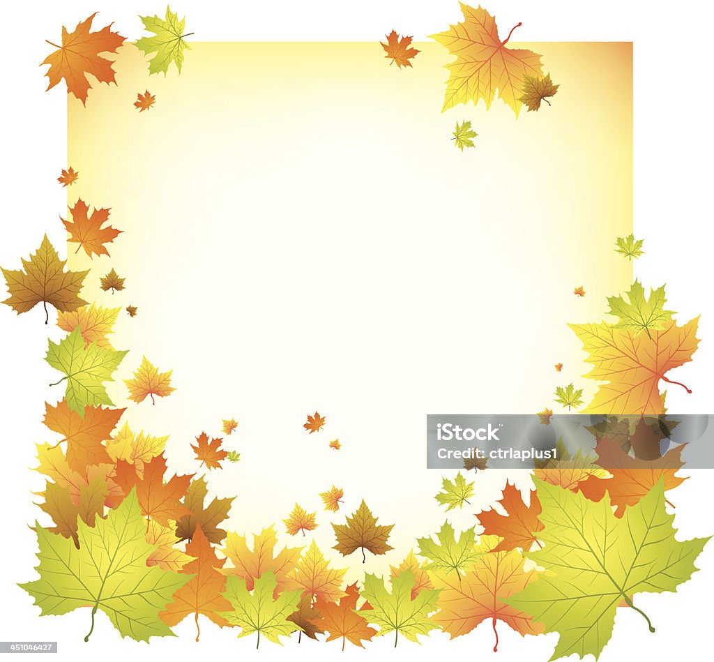 Outono maple folhas fundo - Vetor de Abstrato royalty-free