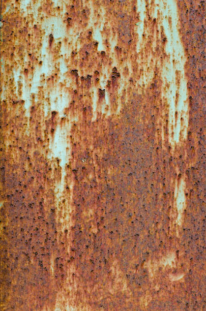istock Old steel plate and rusty for background use 451046523